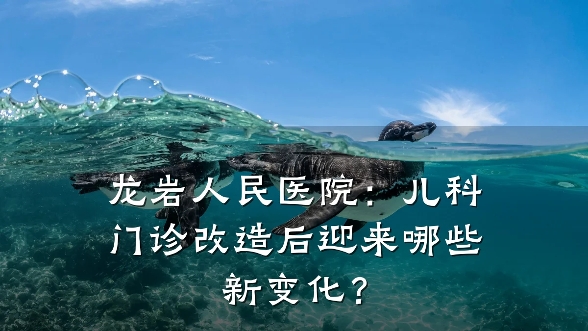 龙岩人民医院:儿科门诊改造后迎来哪些新变化?