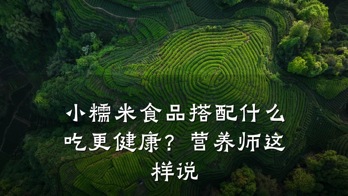 小糯米食品搭配什么吃更健康?营养师这样说