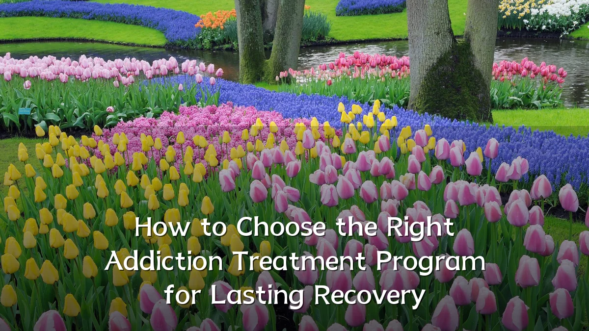 How to Choose the Right Addiction Treatment Program for Lasting Recovery