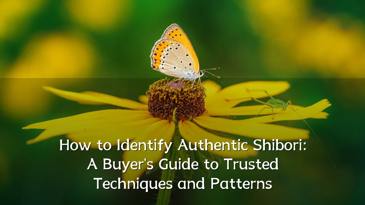 How to Identify Authentic Shibori: A Buyer's Guide to Trusted Techniques and Patterns