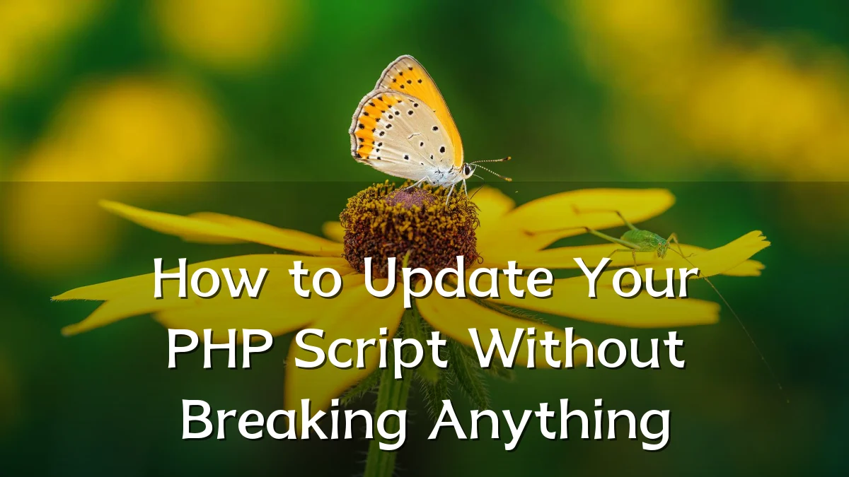 How to Update Your PHP Script Without Breaking Anything