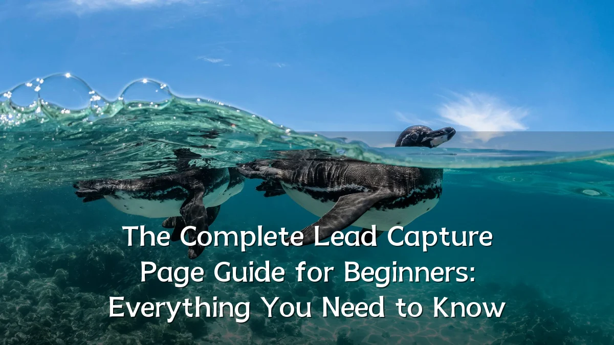 The Complete Lead Capture Page Guide for Beginners: Everything You Need to Know