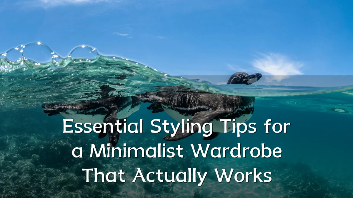Essential Styling Tips for a Minimalist Wardrobe That Actually Works