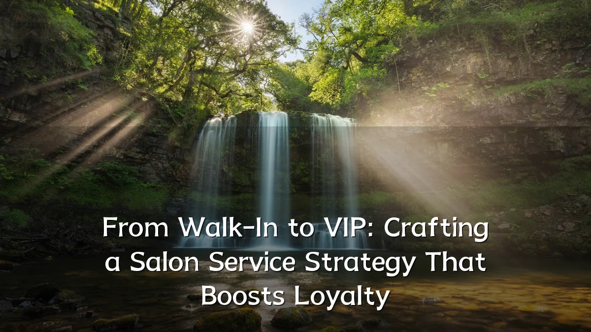 From Walk-In to VIP: Crafting a Salon Service Strategy That Boosts Loyalty