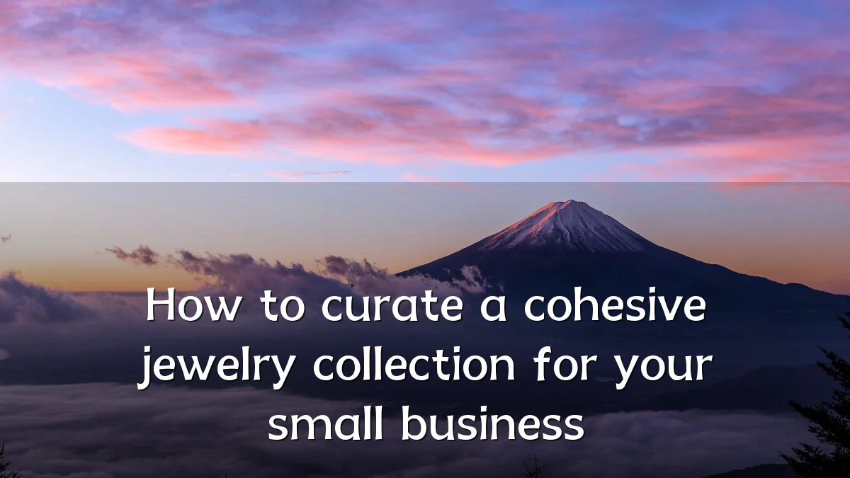 How to curate a cohesive jewelry collection for your small business