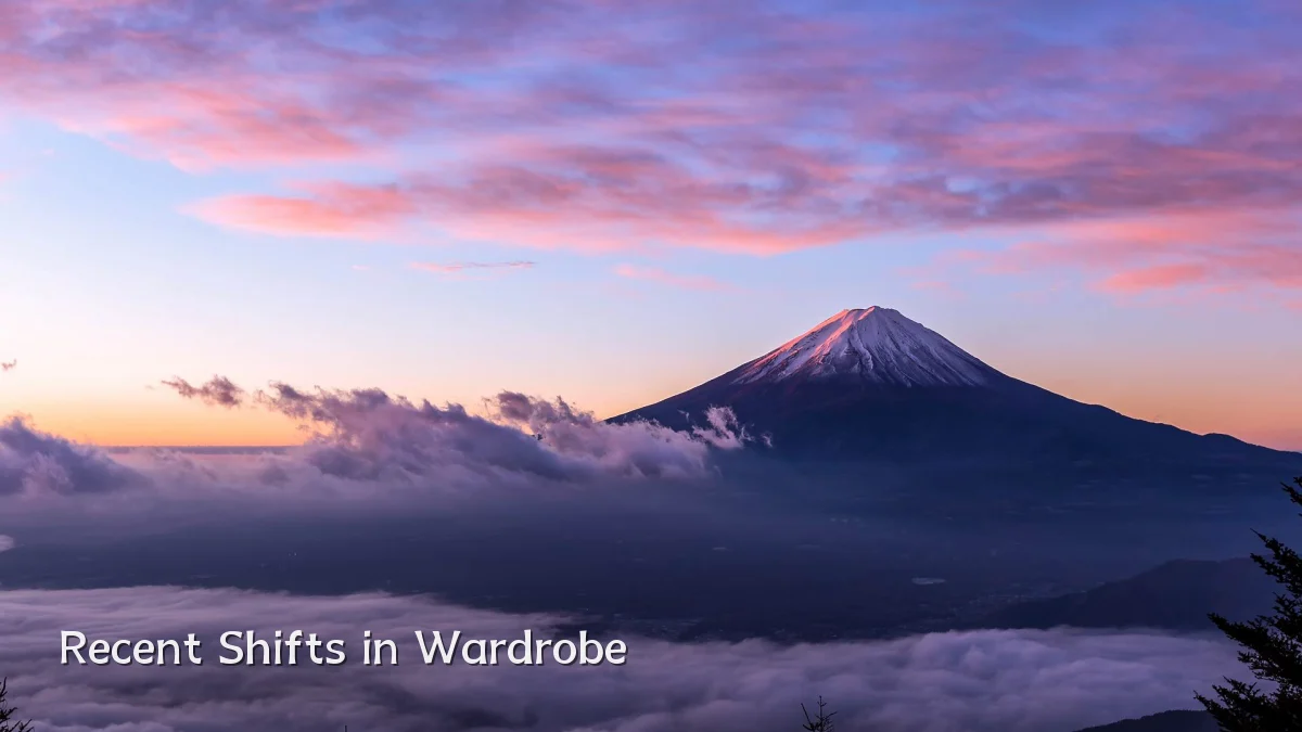 Recent Shifts in Wardrobe