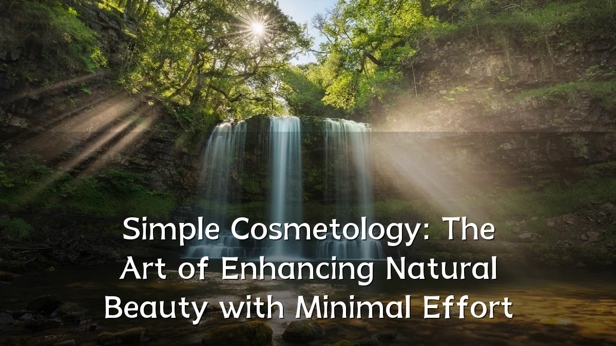 Simple Cosmetology: The Art of Enhancing Natural Beauty with Minimal Effort