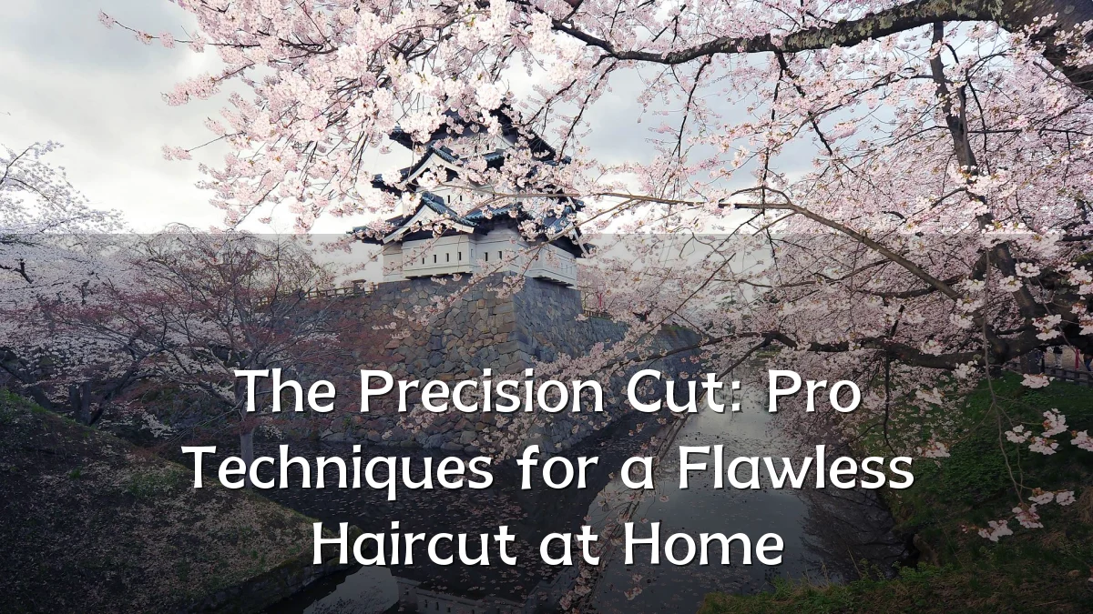 The Precision Cut: Pro Techniques for a Flawless Haircut at Home