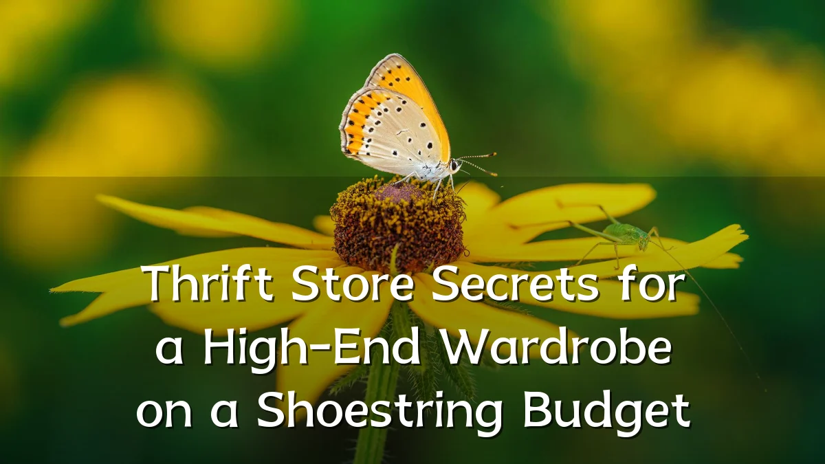 Thrift Store Secrets for a High-End Wardrobe on a Shoestring Budget