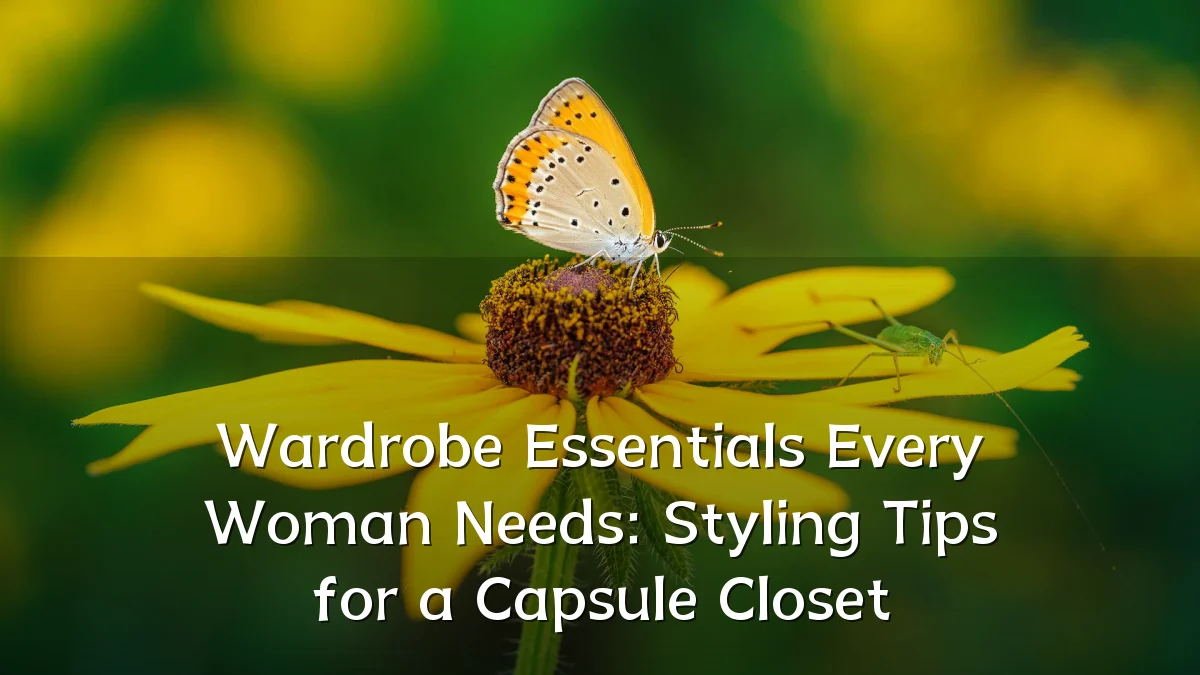 Wardrobe Essentials Every Woman Needs: Styling Tips for a Capsule Closet