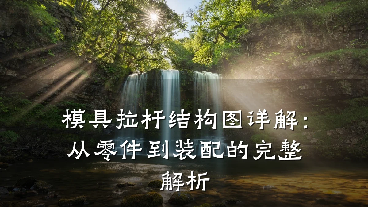 模具拉杆结构图详解:从零件到装配的完整解析
